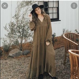 CJLA Laurel Dress XS in Olive